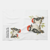 Vocal Red-Blies Woodpecker Geschirrtuch (Horizontal)