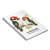 Vocal Red-Blies Woodpecker Notizblock (Rechte Seite)