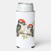 Vocal Red-Blies Woodpecker Selters Dosenkühler (Seltzer Rückseite)