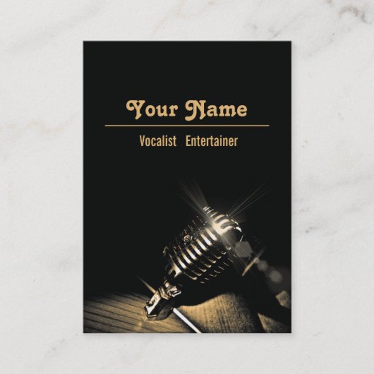 Vocalist - Business, Schedule Card, Big Terminkarte (Vorderseite)