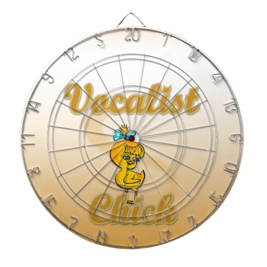 Vocalist Chick Dartscheibe (vorne)
