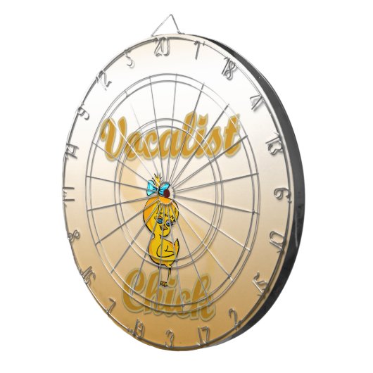 Vocalist Chick Dartscheibe (Vorderseite rechts)