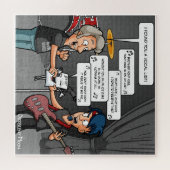 Vocalist Music Spaß Funny Puzzle (Horizontal)