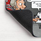 Vocalist-Musik-Spaß-lustige Mausunterlage Mousepad (Ecke)