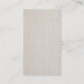 Vocalist Singer Musical Clef Logo Linde Music Visitenkarte (Rückseite)