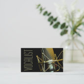 Vocalist, Singer, Performer, Musik, Lessons Mic Visitenkarte (Stehend Vorderseite)