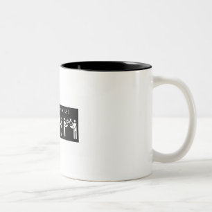 Você Tem Fome de Quê? Zweifarbige Tasse