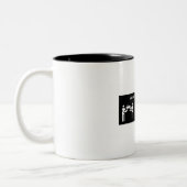 Você Tem Fome de Quê? Zweifarbige Tasse (Links)