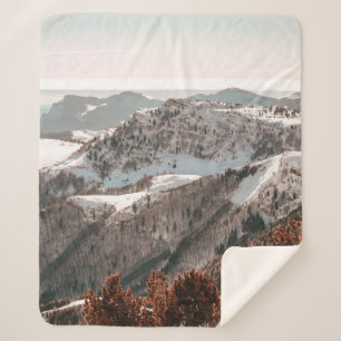 VOD-AUGEN-ANSICHT DES SCHNEES ÜBERDECKTER BERG UN SHERPADECKE