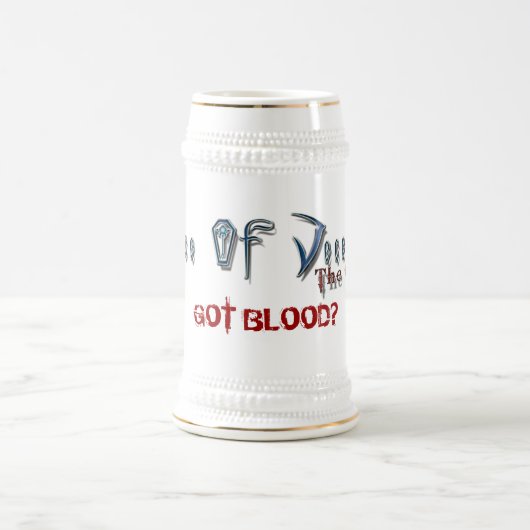 VOD - Got Blut-Tasse Bierglas (Mittel)
