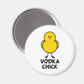 Vodka Chick Magnet (Vorderseite/Rückseite)