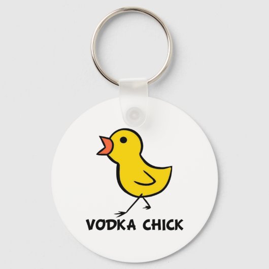 Vodka Chick Schlüsselanhänger (Vorderseite)