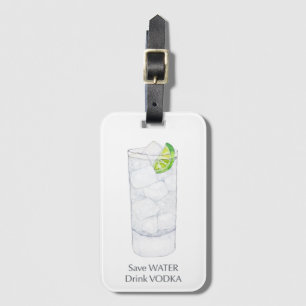 Vodka Cocktail Gepäcktag Gepäckanhänger