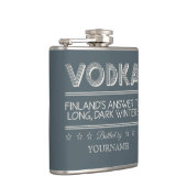 VODKA-Farbflasche Flachmann (Rechts)