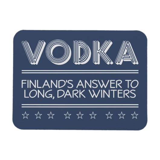 VODKA-Farbmagnet Magnet (Horizontal)