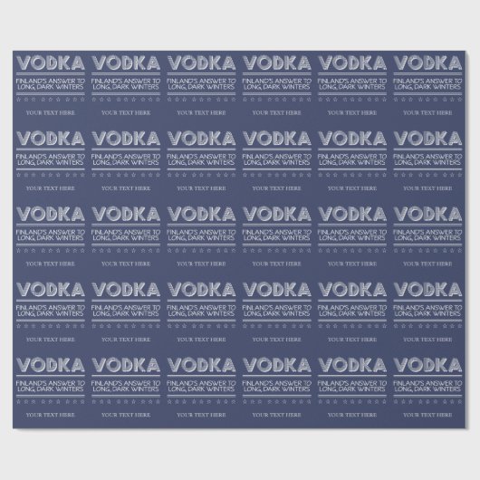 VODKA-Farbumhüllungspapier Geschenkpapier (Flach)