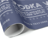 VODKA-Farbumhüllungspapier Geschenkpapier (Rolleneckpunkt)