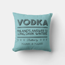VODKA Farbwerfer-Kissen Kissen