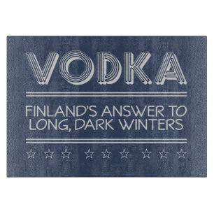 VODKA-Farbzuschnitt Schneidebrett