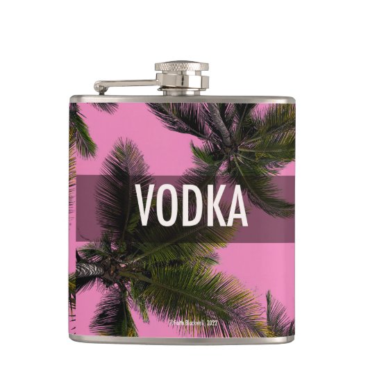 Vodka Flask Flachmann (Vorderseite)
