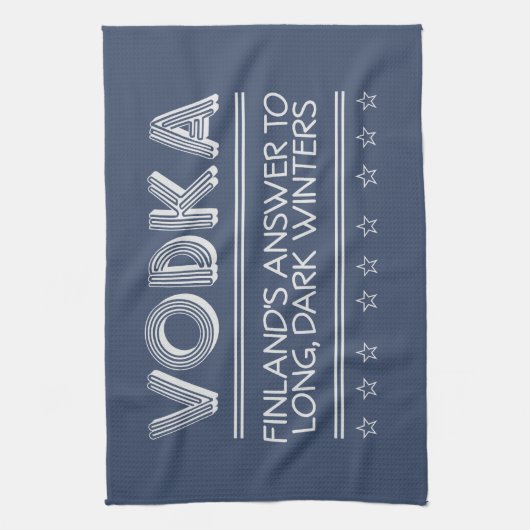 VODKA Handtücher in Farbe (Vertikal)