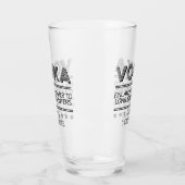 VODKA individuelle Name Glas (Links)