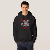 Vodka Is My Valentine Funny Valentine's Day Drinki Hoodie (Vorne ganz)