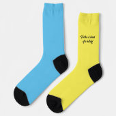 Vodka is & Whiskey ist falsch aufeinander abgestim Socken (Linkes Detail)