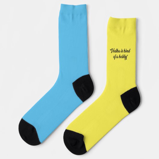 Vodka is & Whiskey ist falsch aufeinander abgestim Socken (Linkes Detail)