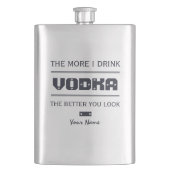 VODKA-Messkolben Flachmann (Vorderseite)