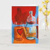 Vodka O (Detail) Karte (Gelbe Blume)