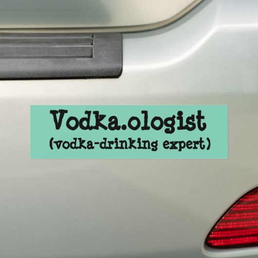 Vodka.ologist Autoaufkleber (Auf Auto)