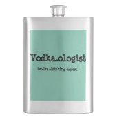 Vodka.ologist Flasche Flachmann (Vorderseite)