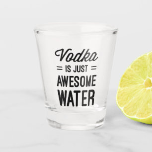 Vodka Phantastisches Wasserspruchsangebot Schnapsglas
