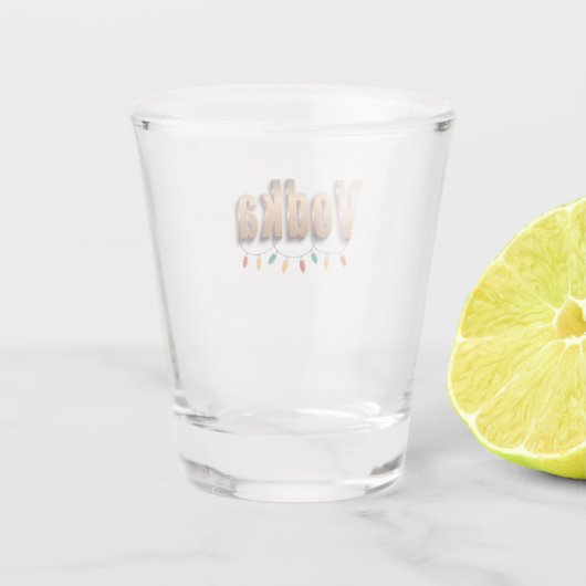 Vodka-Scheiben Schnapsglas (Rückseite)