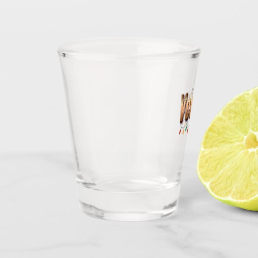 Vodka-Scheiben Schnapsglas (Links)