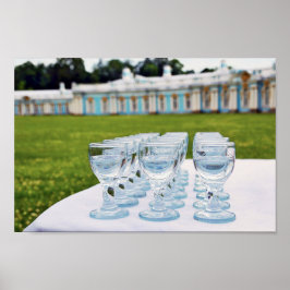 Vodka Shots im Catherine Palace, Russland Poster
