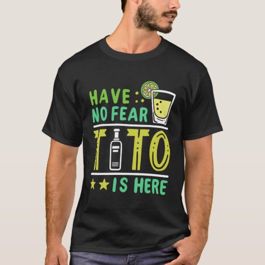 Vodka Tito ist hier T-Shirt (Vorderseite)