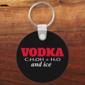 Vodka und Eis Schlüsselanhänger (Vorderseite)