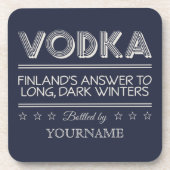 VODKA-Untersetzer Untersetzer (Vorderseite)