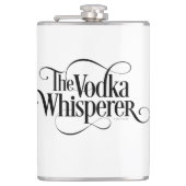 Vodka Whisperer Flachmann (Vorderseite)