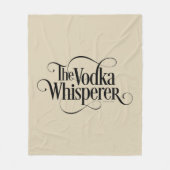 Vodka Whisperer Fleecedecke (Vorderseite)