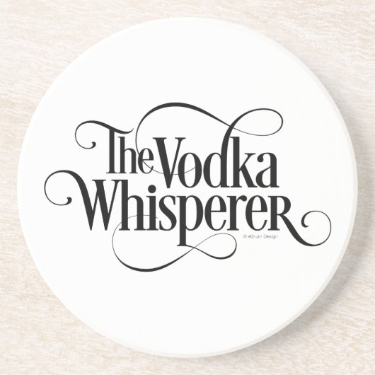 Vodka Whisperer Getränkeuntersetzer (Vorne)