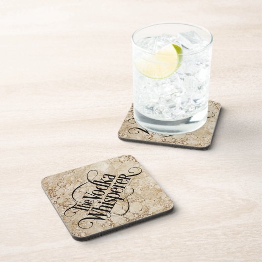 Vodka Whisperer Untersetzer (Rechte Seite)