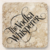 Vodka Whisperer Untersetzer (Vorderseite)