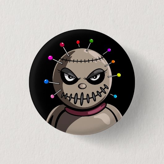 Vodoo Puppe Button (Vorderseite)
