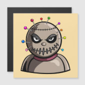Vodoo Puppe Magnetkarte (Vorne/Hinten)