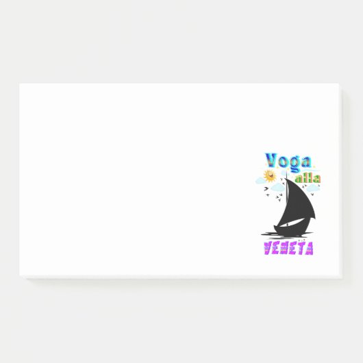 Voga alla Veneta Post-it Klebezettel (Vorderseite)