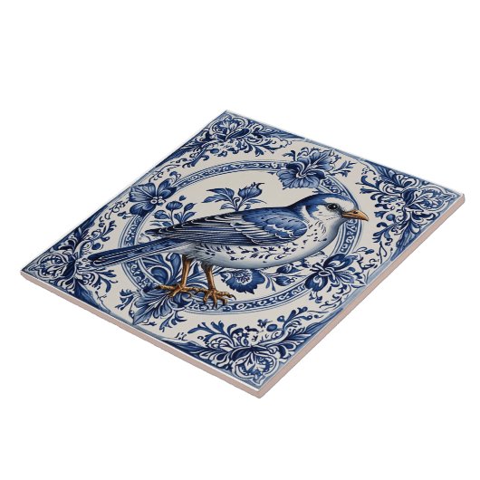 Vogel 1 fliese (Seite)