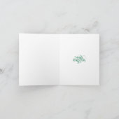 Vogel 2 gefaltete Weihnachtskarte Feiertagskarte (Innenseite)